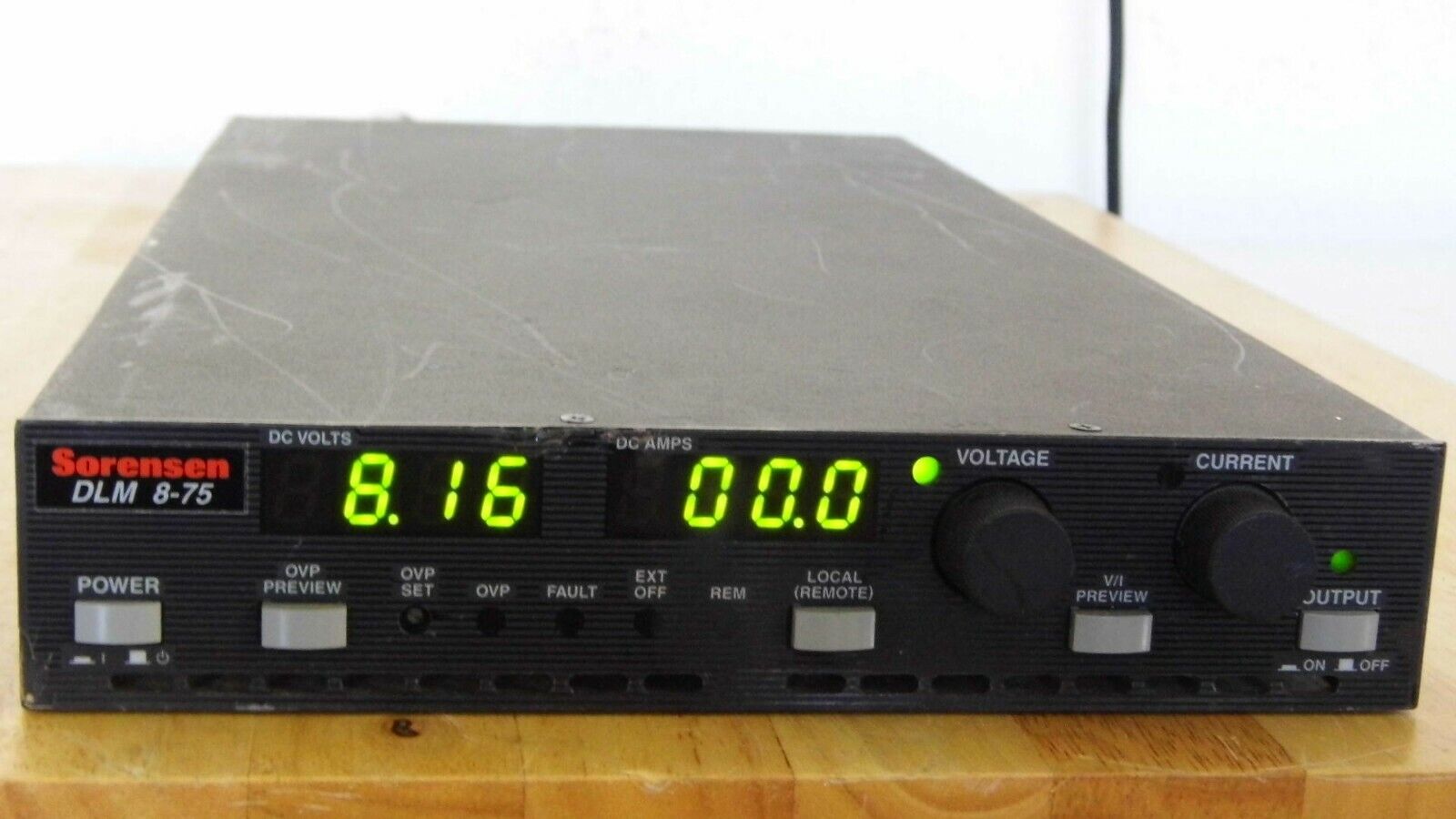 Sorensen DLM8-75 0-8V 75A 600W DC Power Supply (6 in stock) Sorensen DLM8-75 0-8V 75A 600W DC Power Supply (6 in stock)